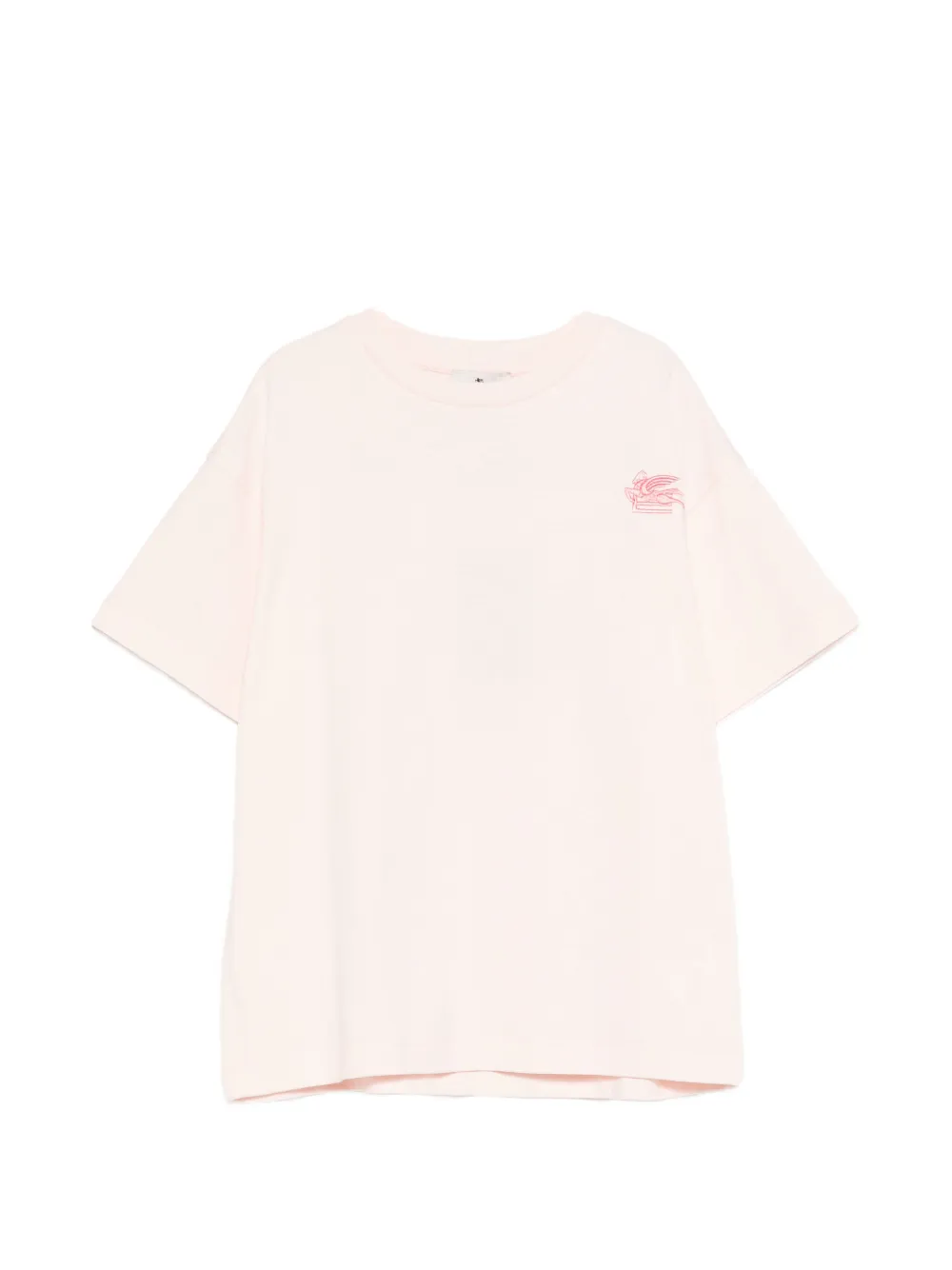 ETRO KIDS embroidered T-shirt - Rosa