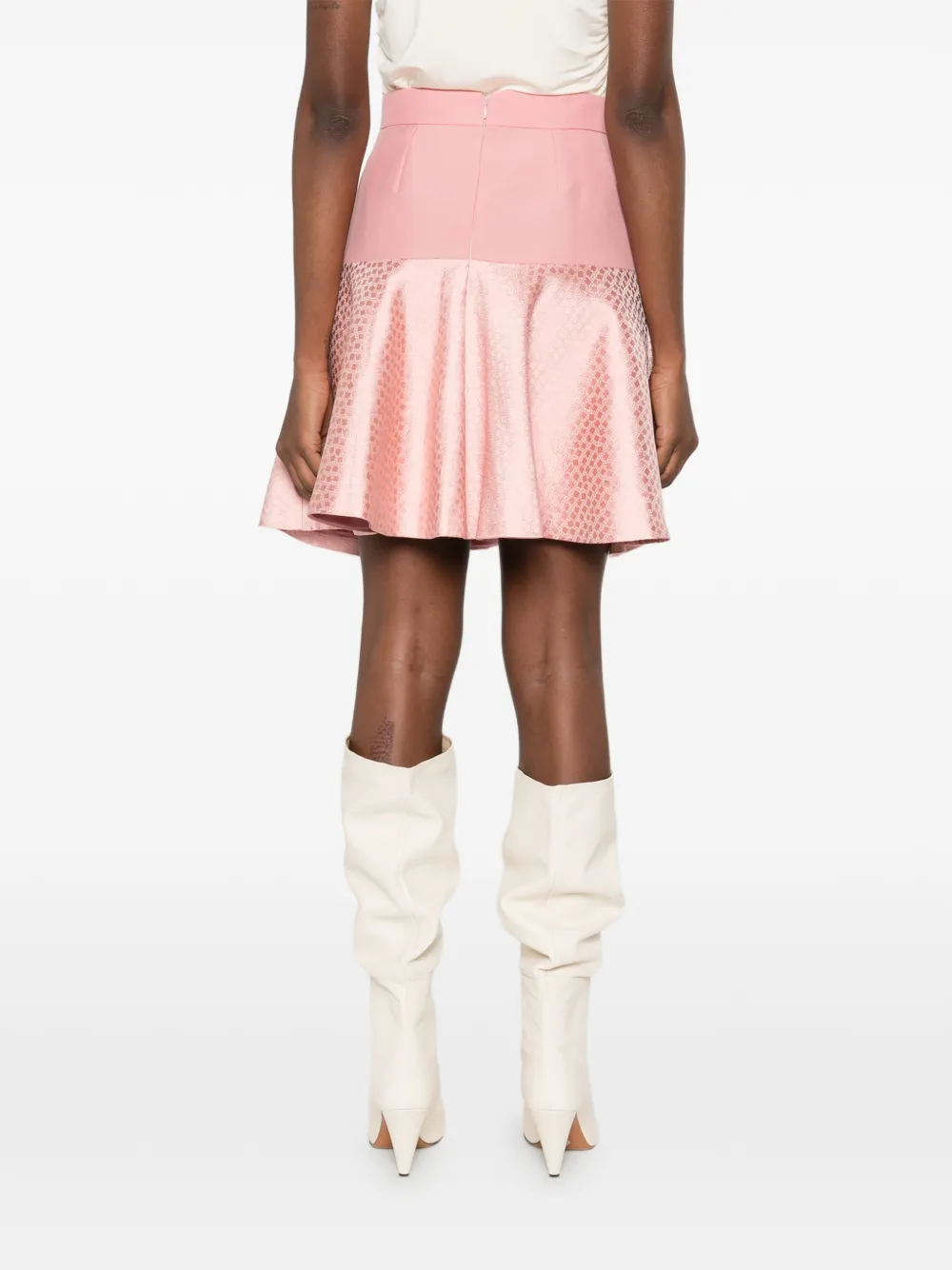 Paneled Midi Skirt