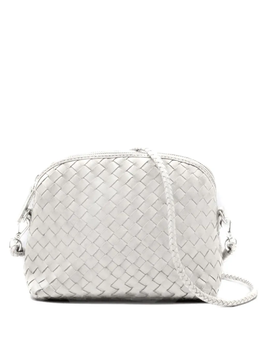 DRAGON DIFFUSION Chunky Fellini woven shoulder bag - Bianco
