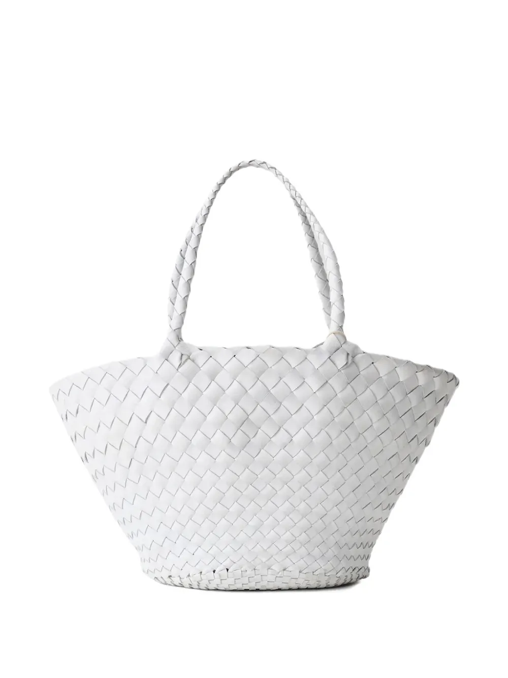 DRAGON DIFFUSION Egola woven tote bag - Wit