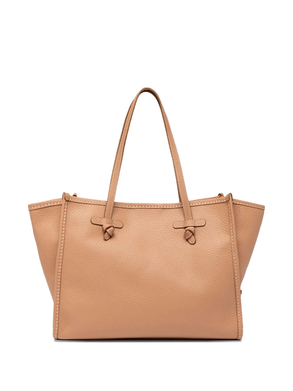GIANNI CHIARINI Marcella leather tote bag - Beige
