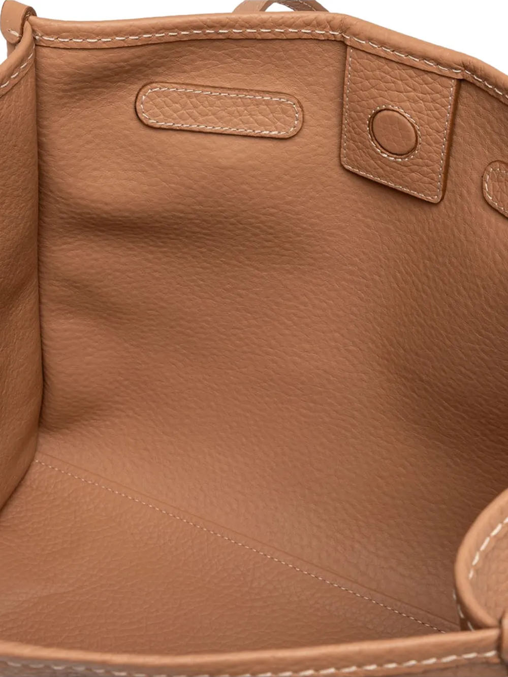 GIANNI CHIARINI Marcella leren shopper Beige