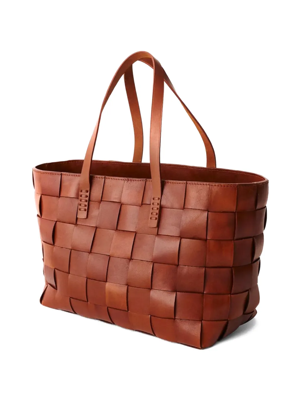 DRAGON DIFFUSION Japan woven tote bag - Bruin