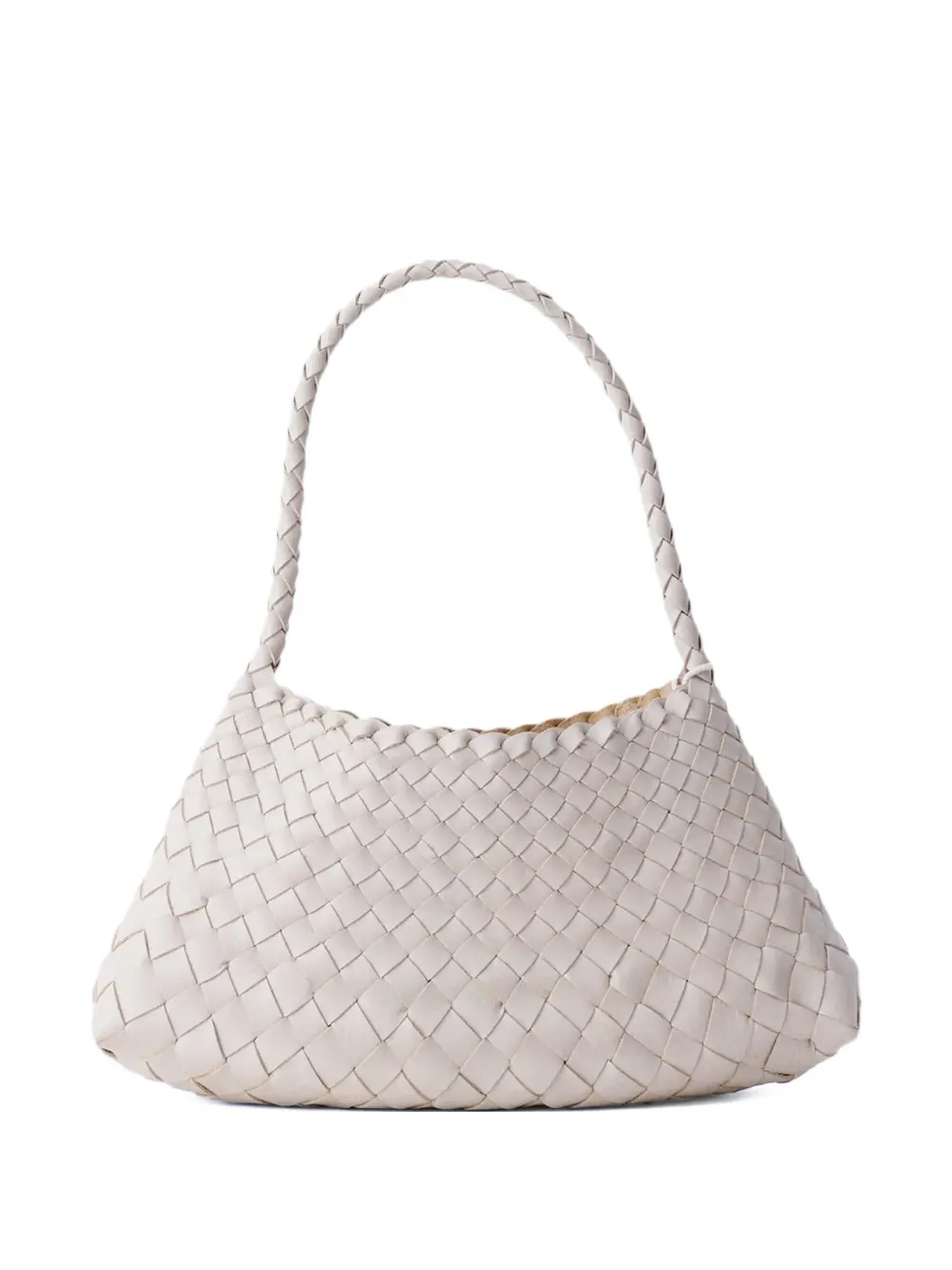 DRAGON DIFFUSION Rosanna woven-leather tote bag - Toni neutri