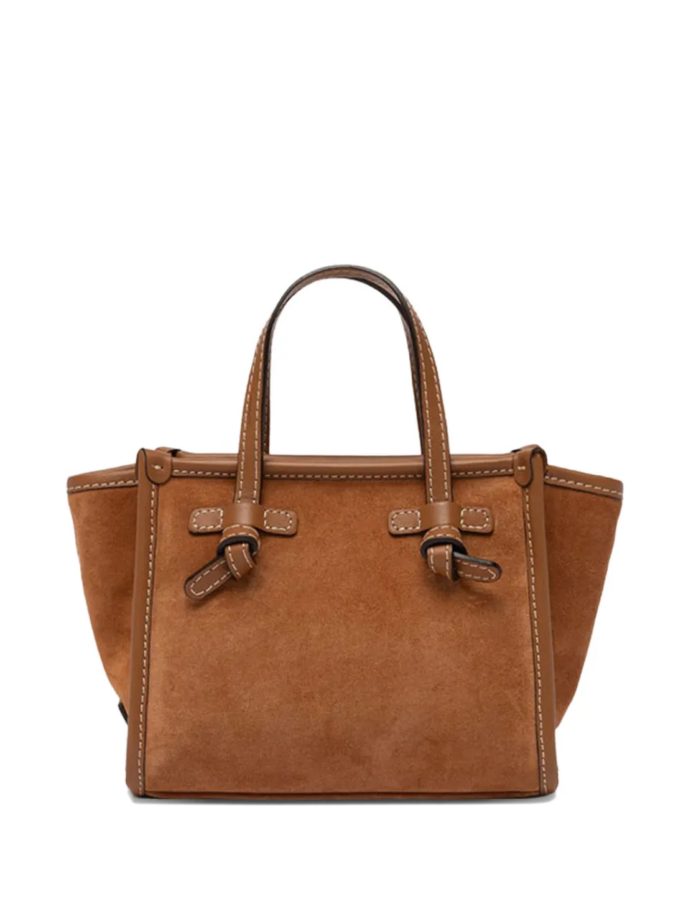 GIANNI CHIARINI Miss Marcella suède shopper Bruin