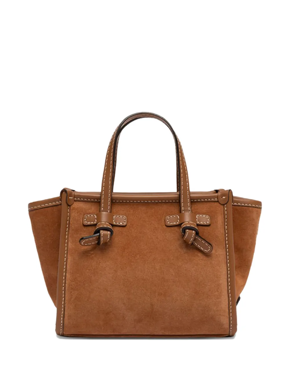 GIANNI CHIARINI Borsa tote Miss Marcella in pelle scamosciata - Marrone