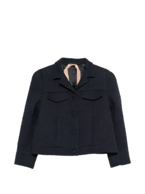 SHEIN enchy Veste courtes matelassée pour femmes avec col montant en