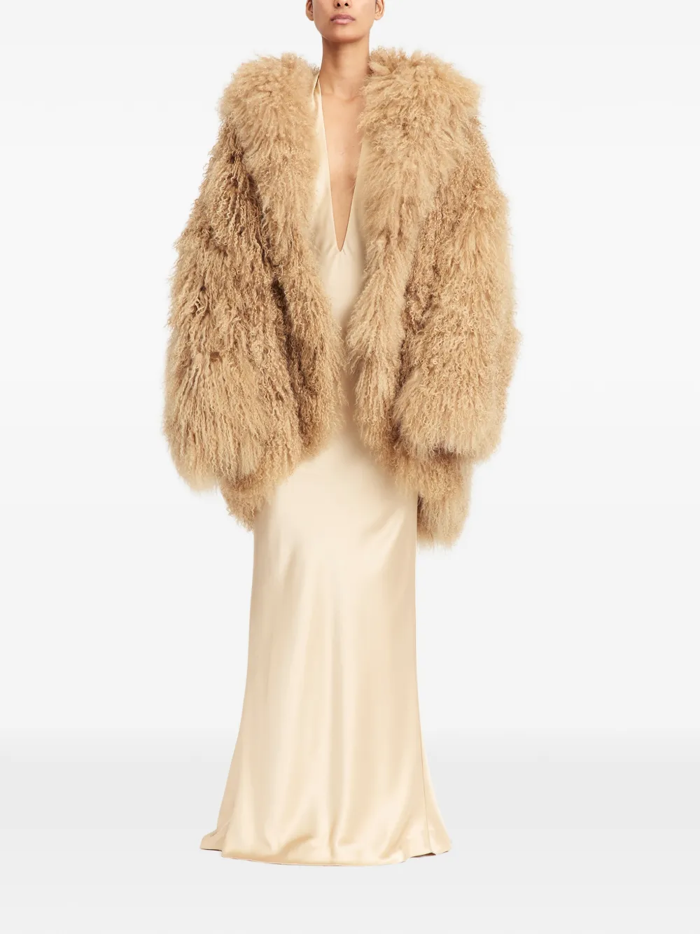  16arlington Maryam Shearling Jacket - Neutrals 