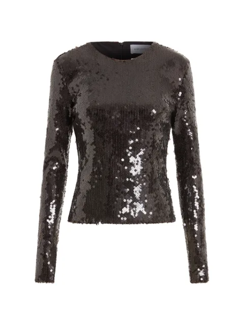 16Arlington Tanith sequin long-sleeved top