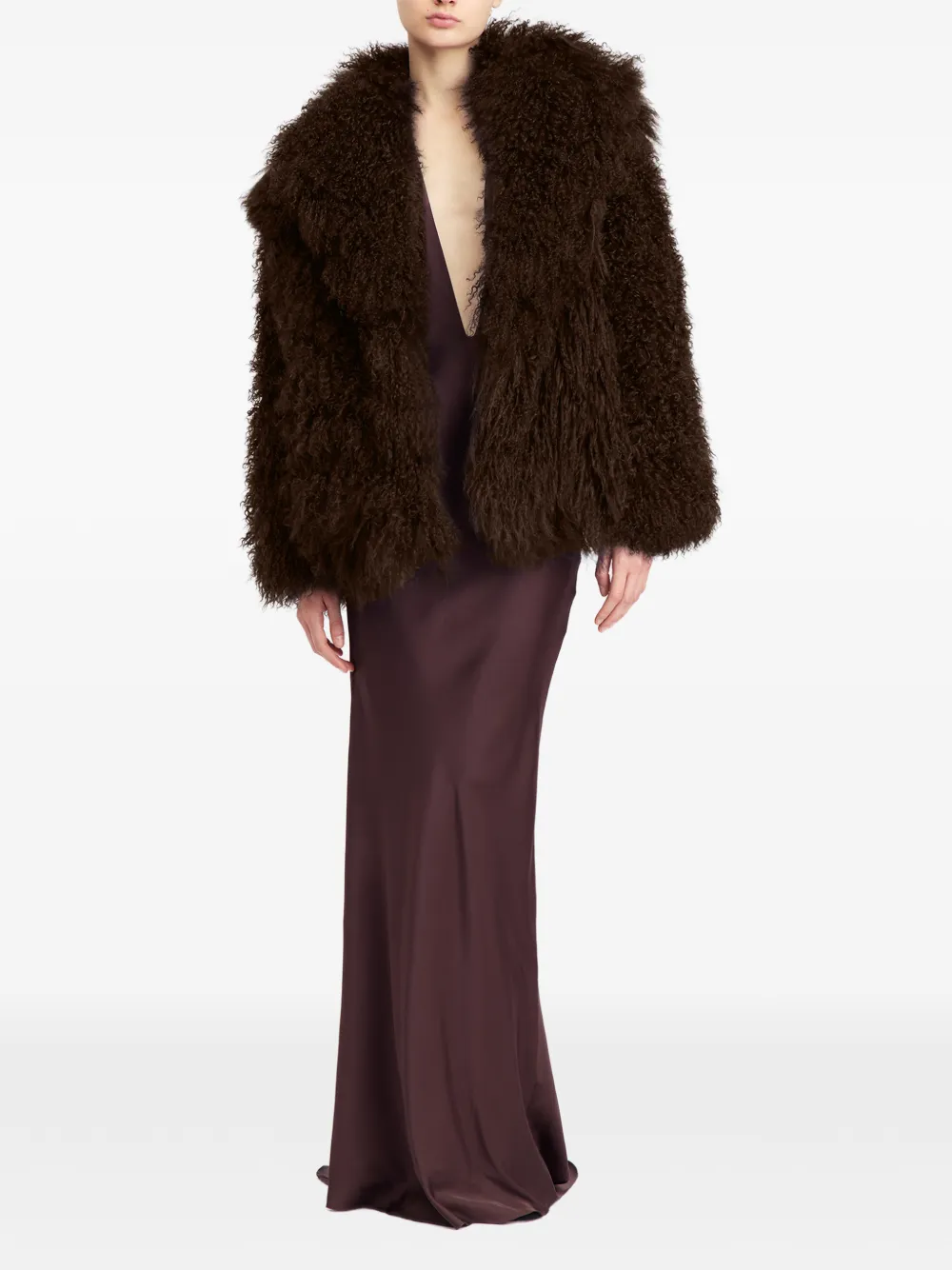  16arlington Maryam Shearling Jacket - Brown 