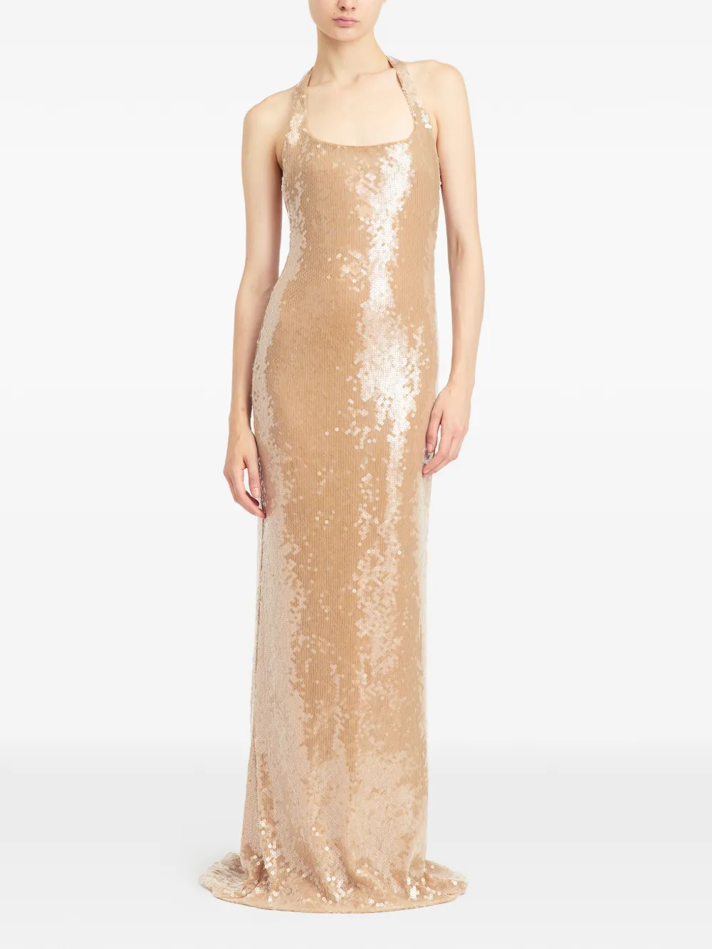 16Arlington Auden sequin dress - Beige
