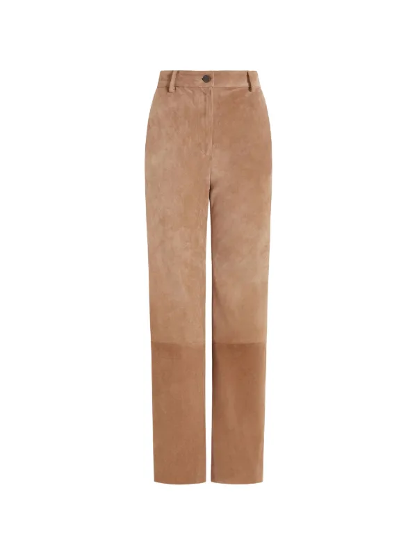 16Arlington Suede Trouser Junia Trousers in Neutrals