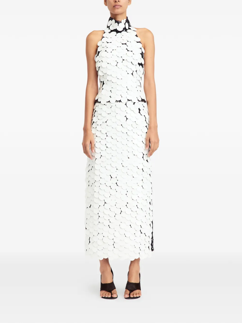  16arlington Dia Sequin Midi Skirt - White 