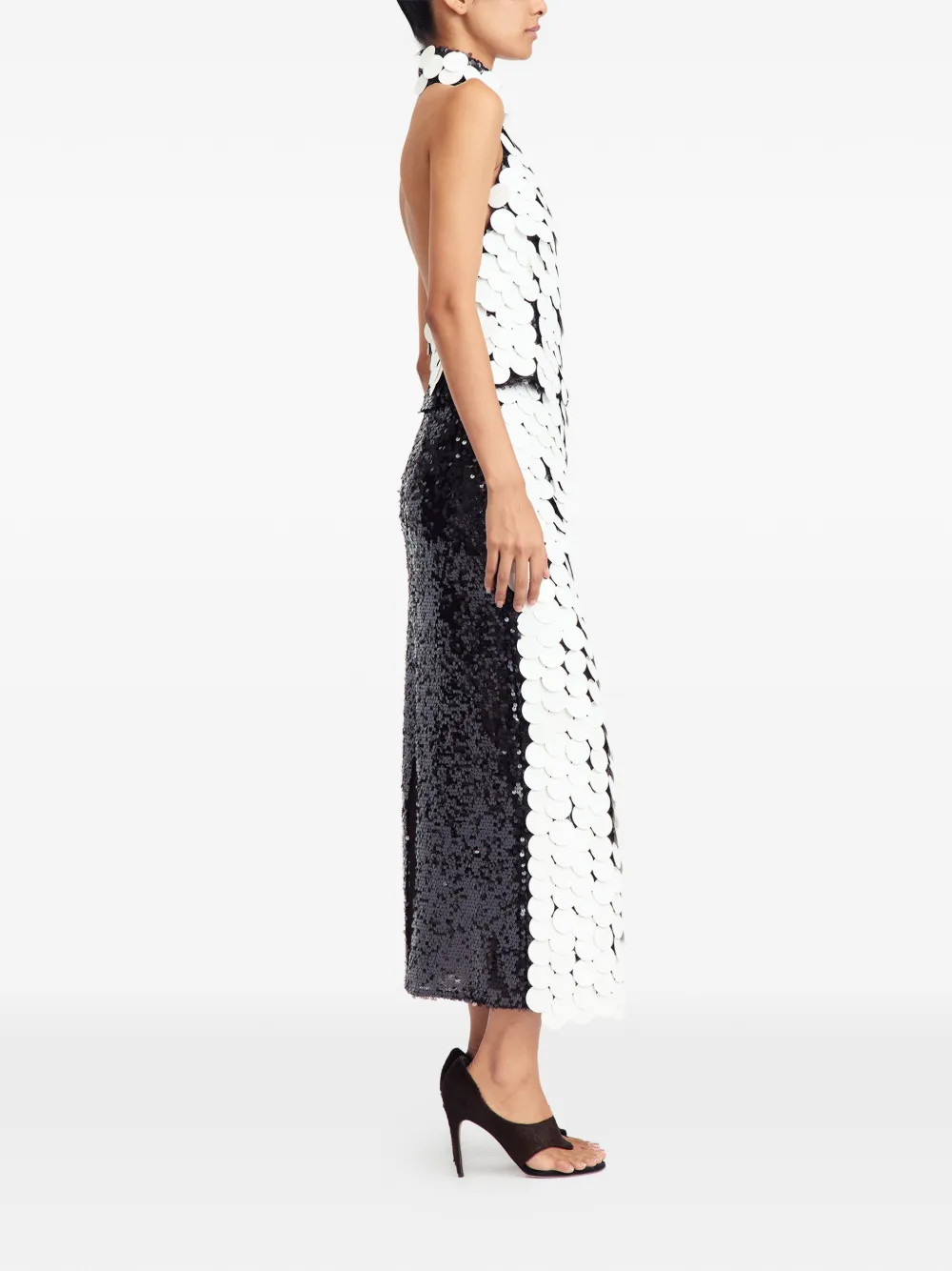  16arlington Dia Sequin Midi Skirt - White 