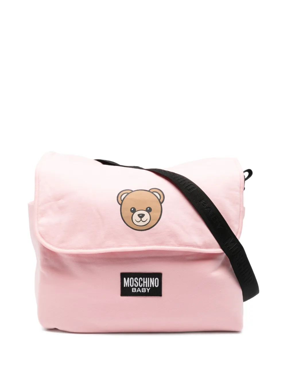Moschino Kids teddy-print changing bag - Rosa