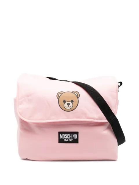 Moschino Kids teddy logo changing bag