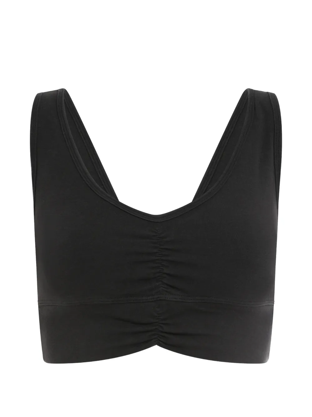 Electric & Rose Cropped Top In Black