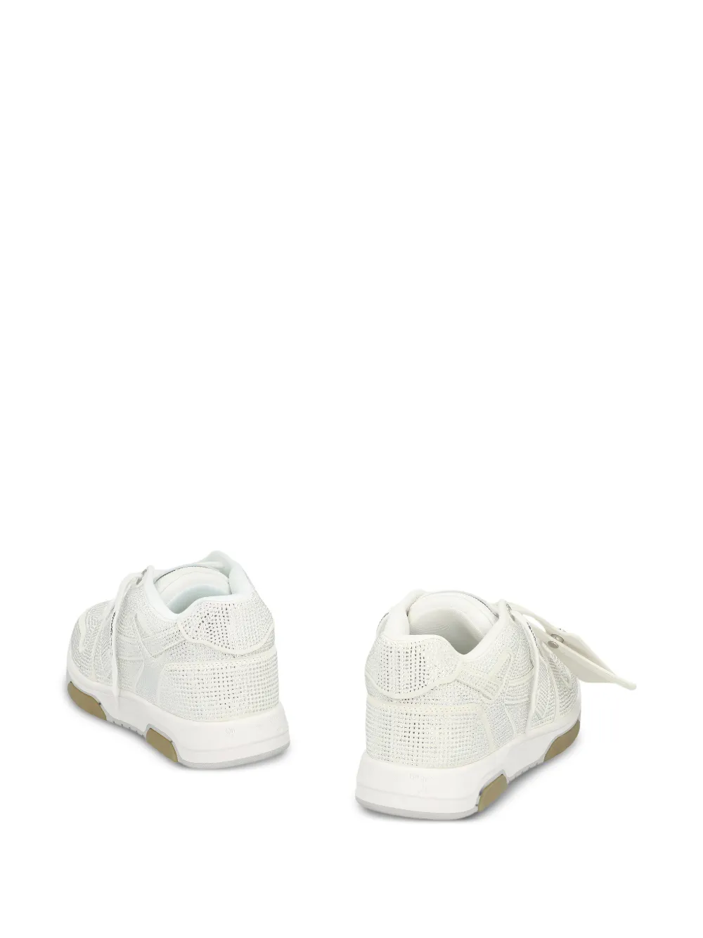 Off-White Sneakers met kristallen detail Wit