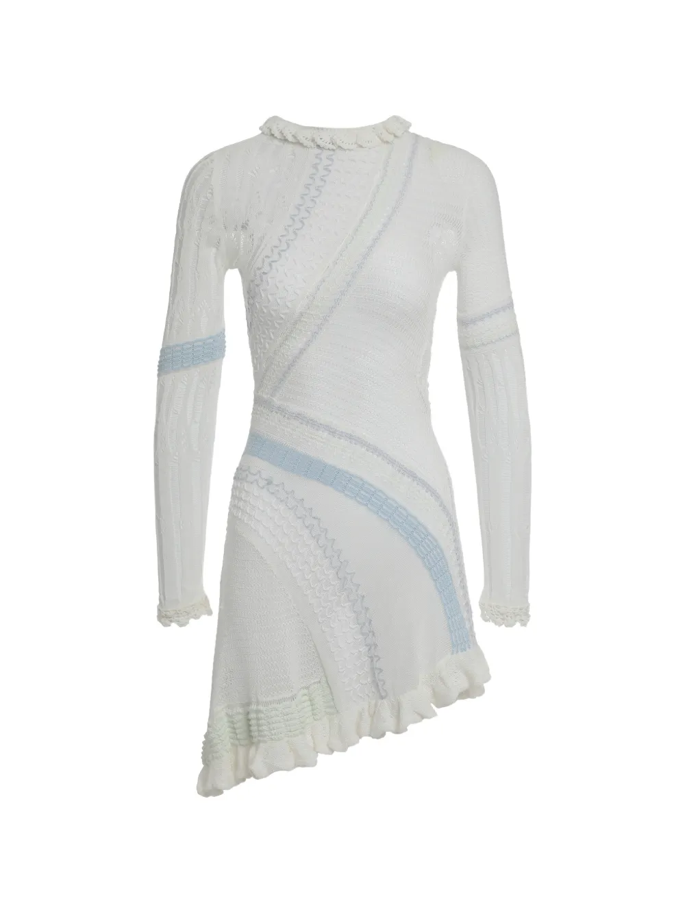 Roberta Einer ruffled mini dress - Bianco