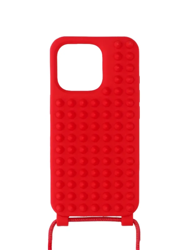 Christian Louboutin Funky Studded Phone Case | Red | FARFETCH AO