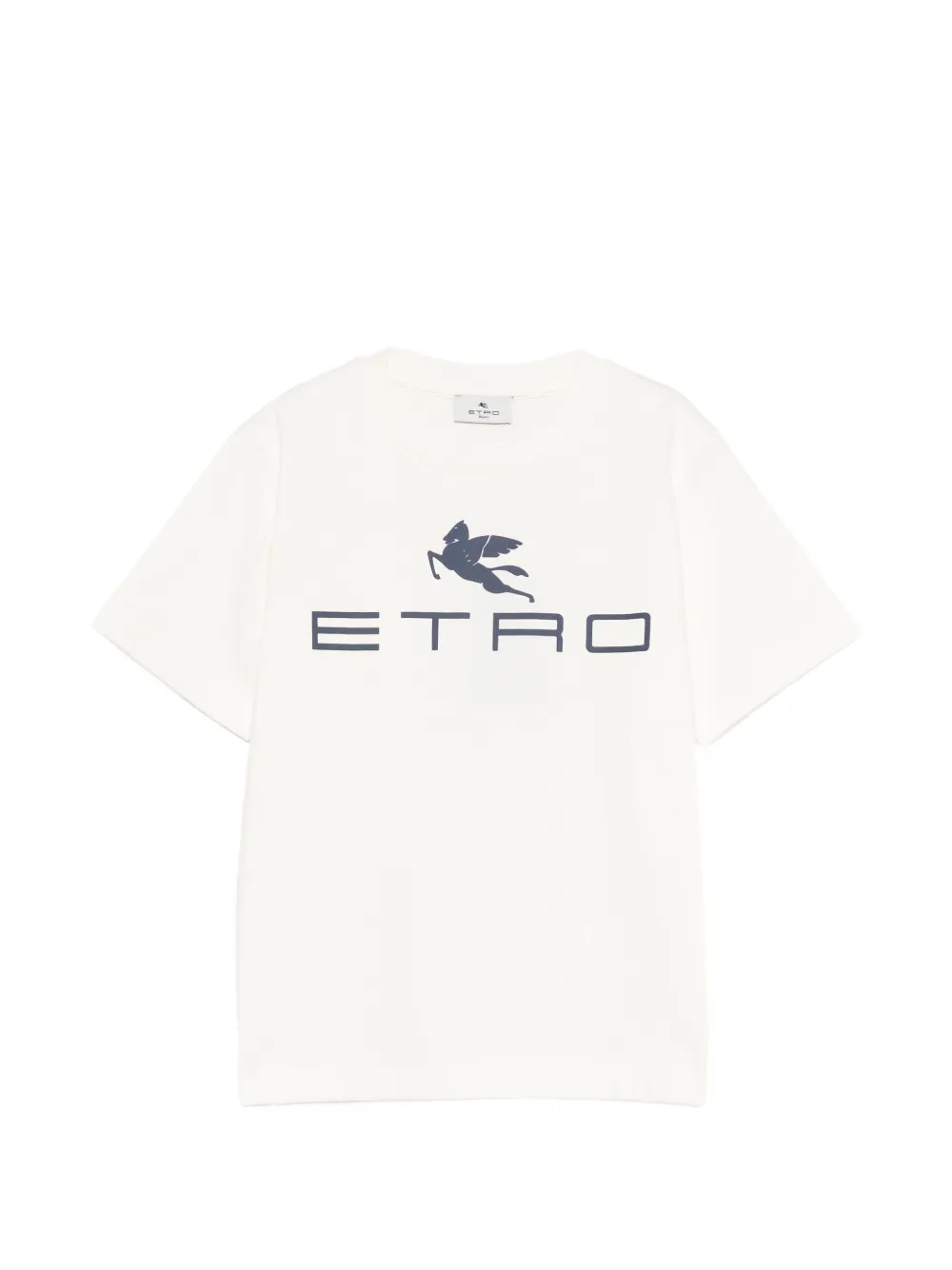 ETRO KIDS logo graphic T-shirt - Toni neutri