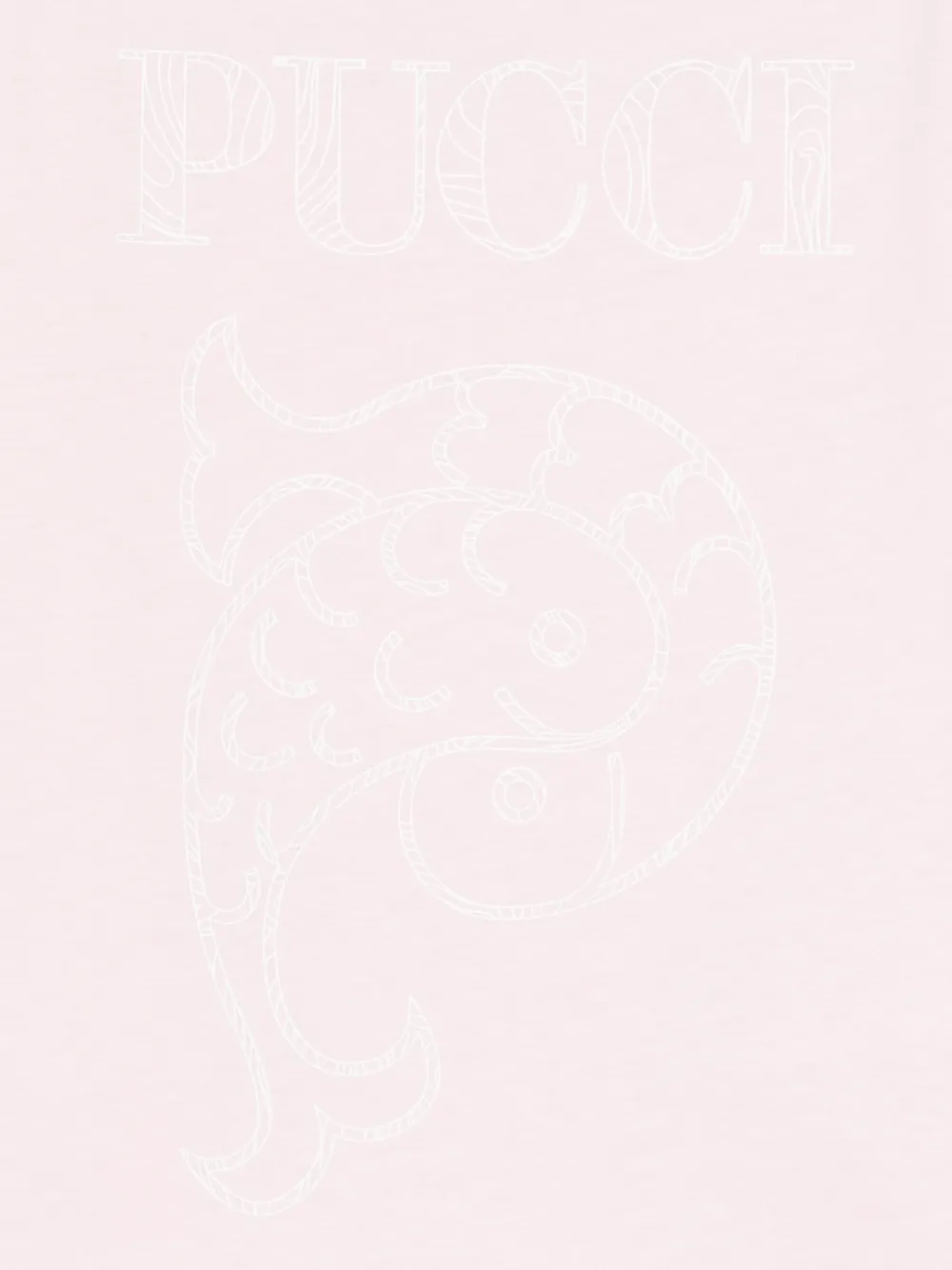  Pucci Junior Logo Graphic T-shirt - Pink 