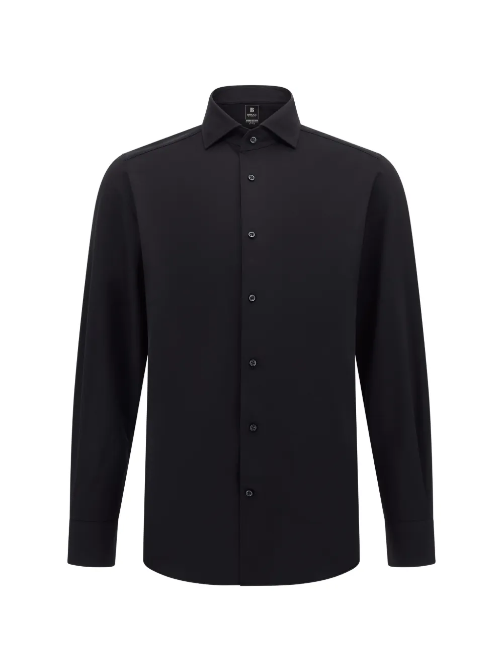 Boggi Milano Camicia con colletto a punta - Nero