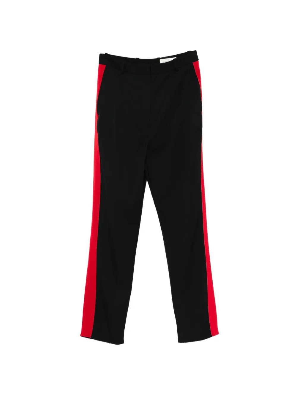 Alexander McQueen Pre-Owned stripe-detail trousers - Nero
