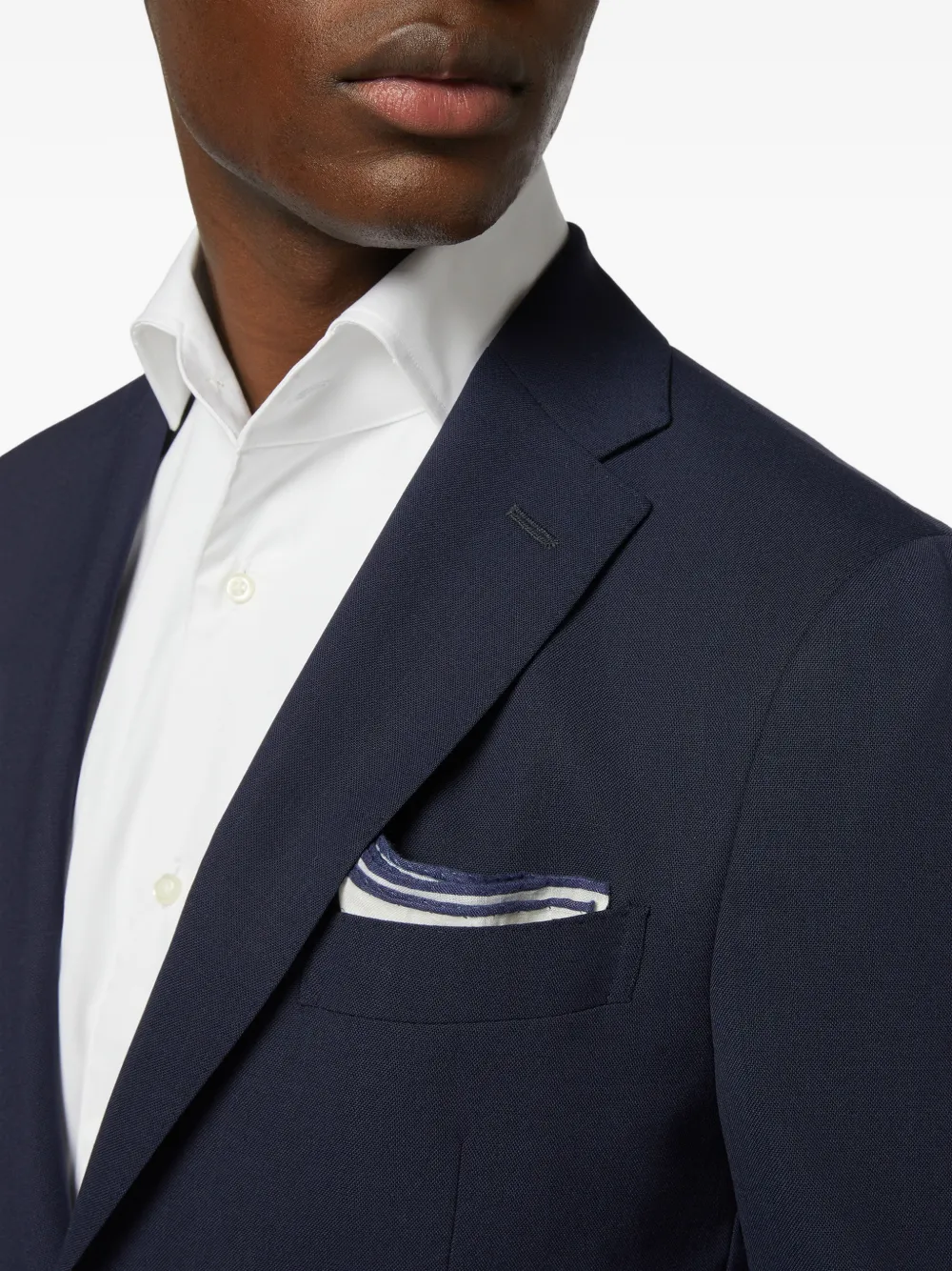 Boggi Milano Blazer met enkele rij knopen Blauw