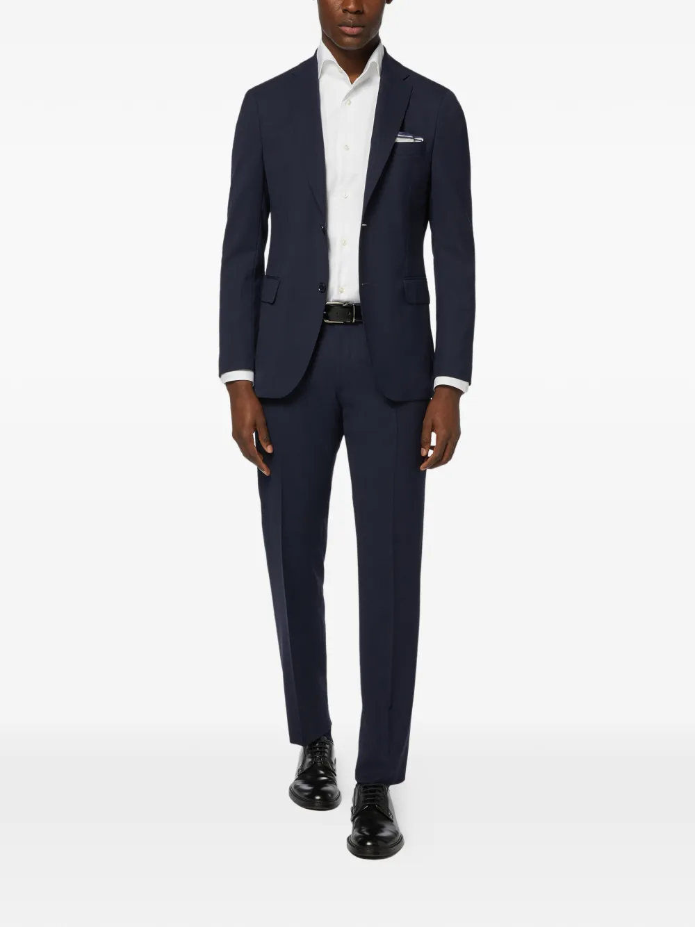Boggi Milano Blazer met enkele rij knopen Blauw