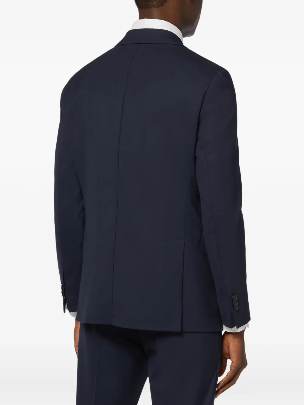 Boggi Milano Blazer met enkele rij knopen Blauw