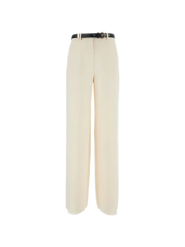 Max Mara Cady Belt Trousers in Neutrals