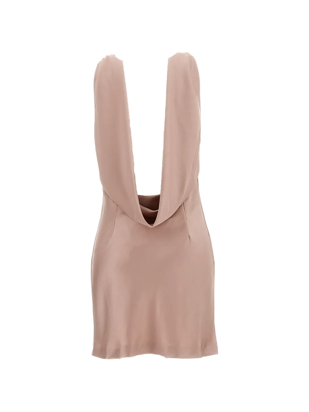 THE ANDAMANE Carmen scoop-back mini dress - Roze