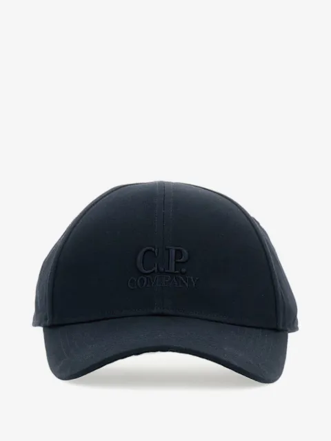C.P. Company Boné de gabardine com logo