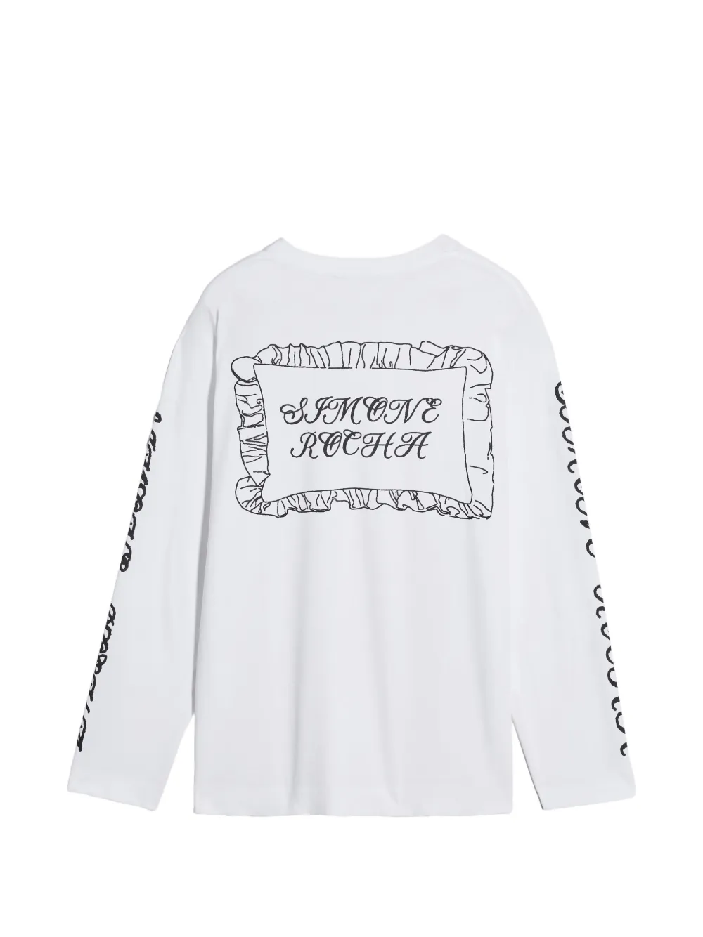  Simone Rocha Graphic-print T-shirt - White 