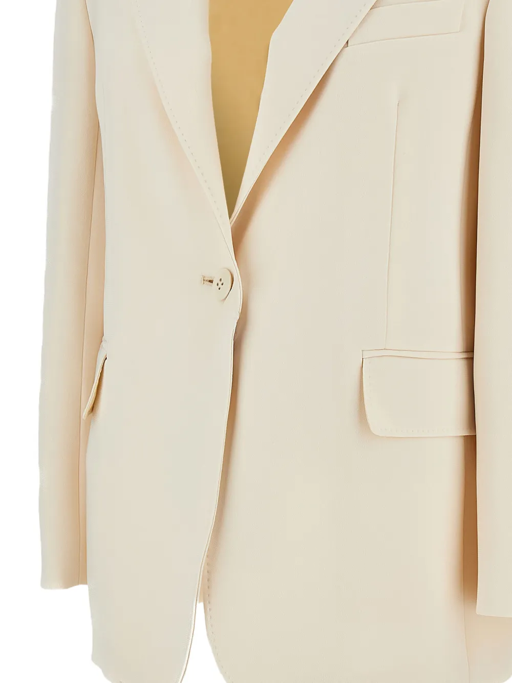  Max Mara Flap Pocket Button Jacket - Neutrals 