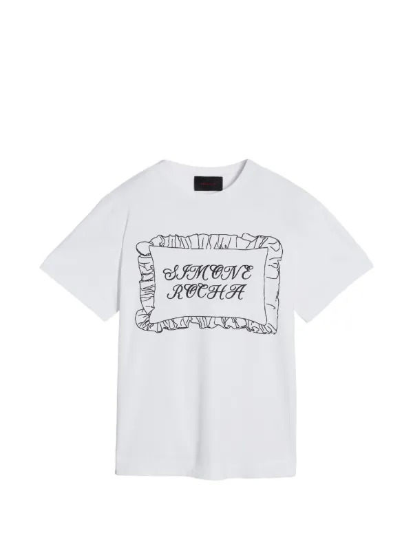 Simone Rocha プリント Tシャツ | ホワイト | FARFETCH JP