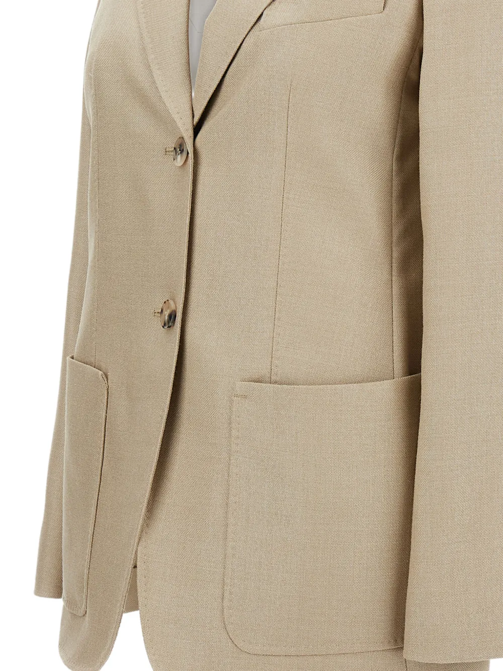 Button-Fastening Blazer