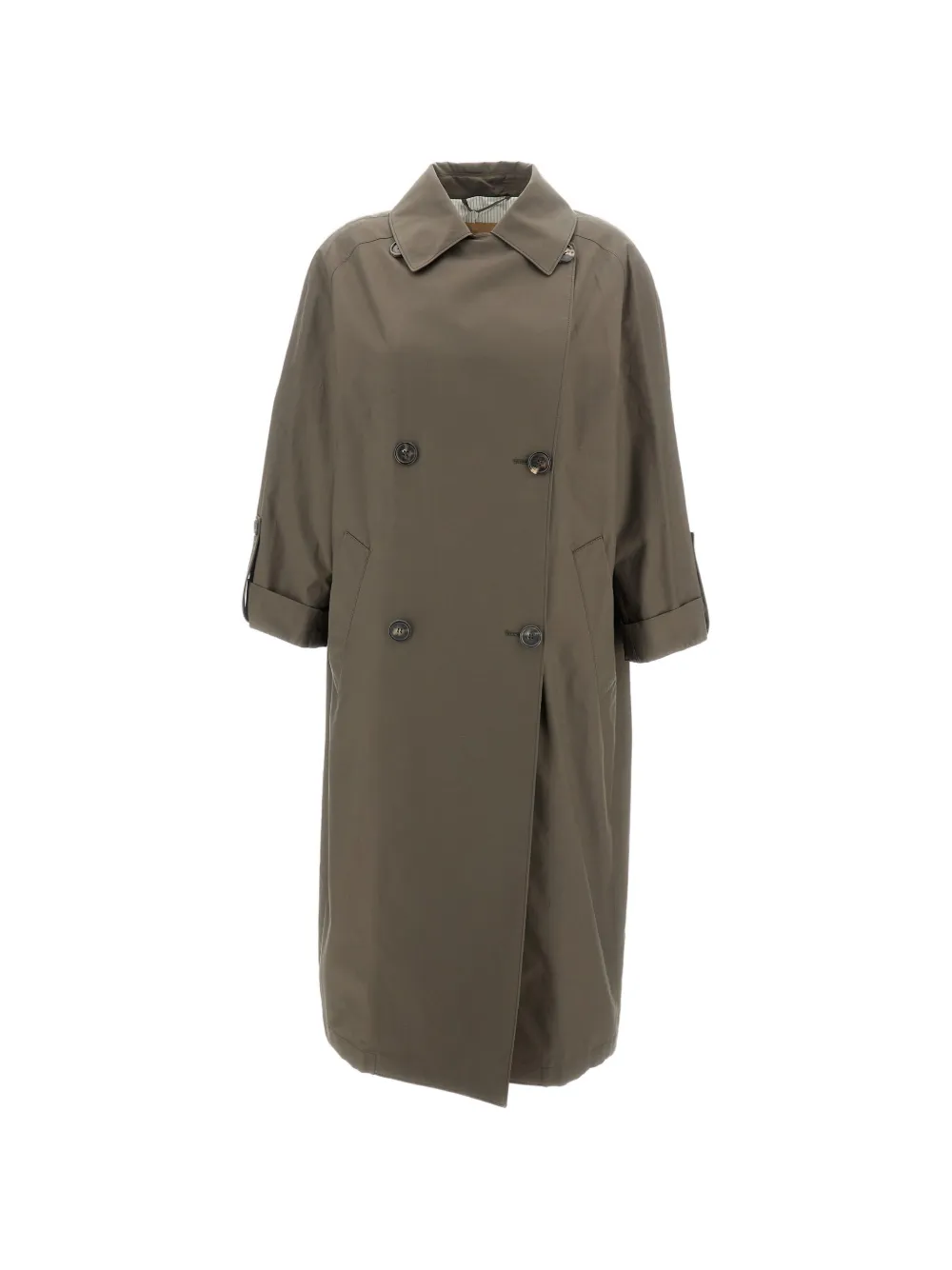 Max Mara Trench con maniche stile kimono - Verde