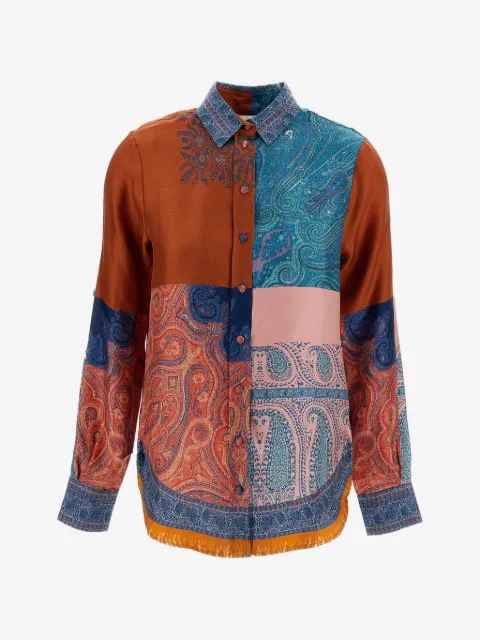 Pierre-Louis Mascia printed buttoned shirt