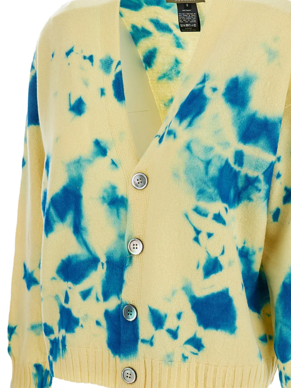  Suzusan Button-fastening Cardigan - Yellow 