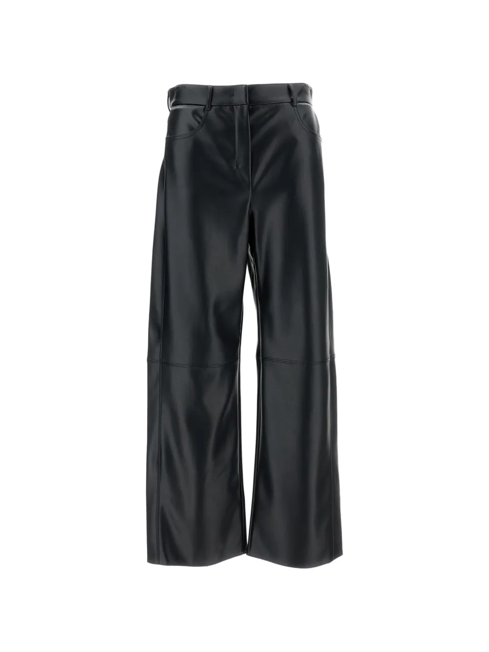 'S Max Mara faux-leather trousers - Nero