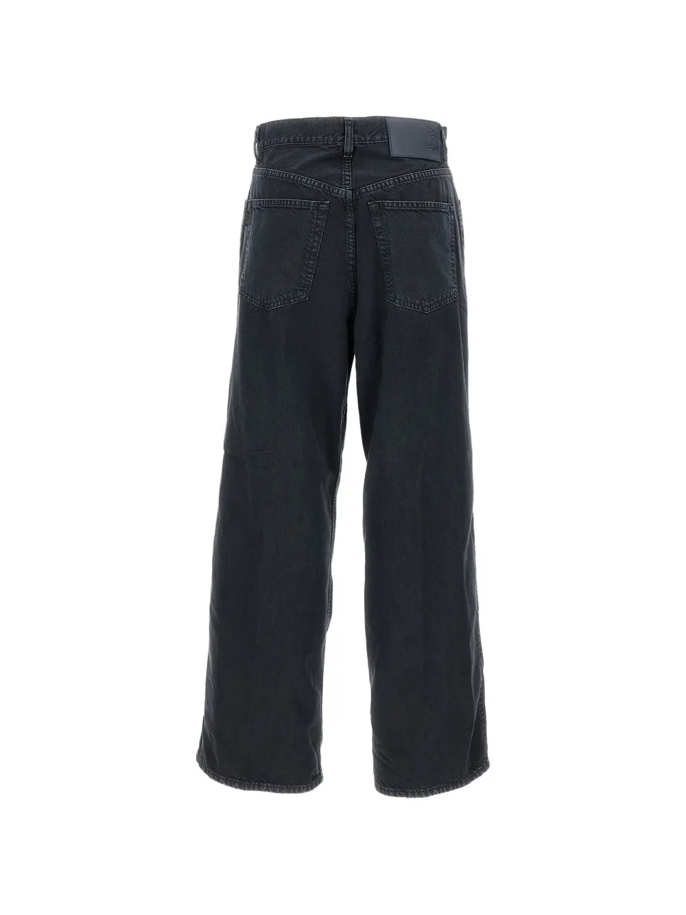 Haikure Candy pleat wide-leg jeans - Zwart