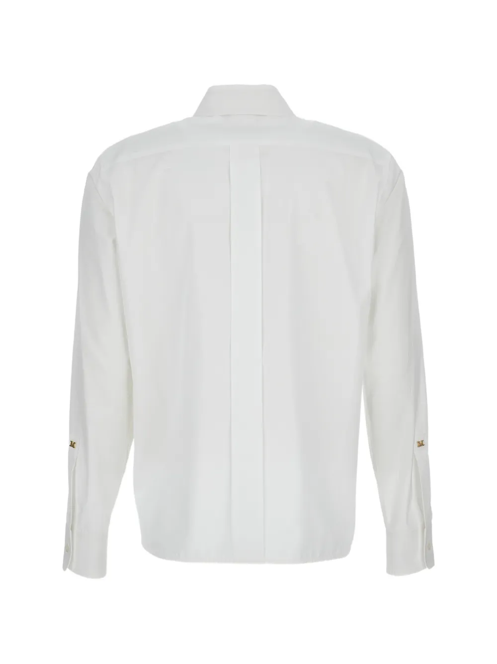 Max Mara straight-fit poplin shirt - Wit