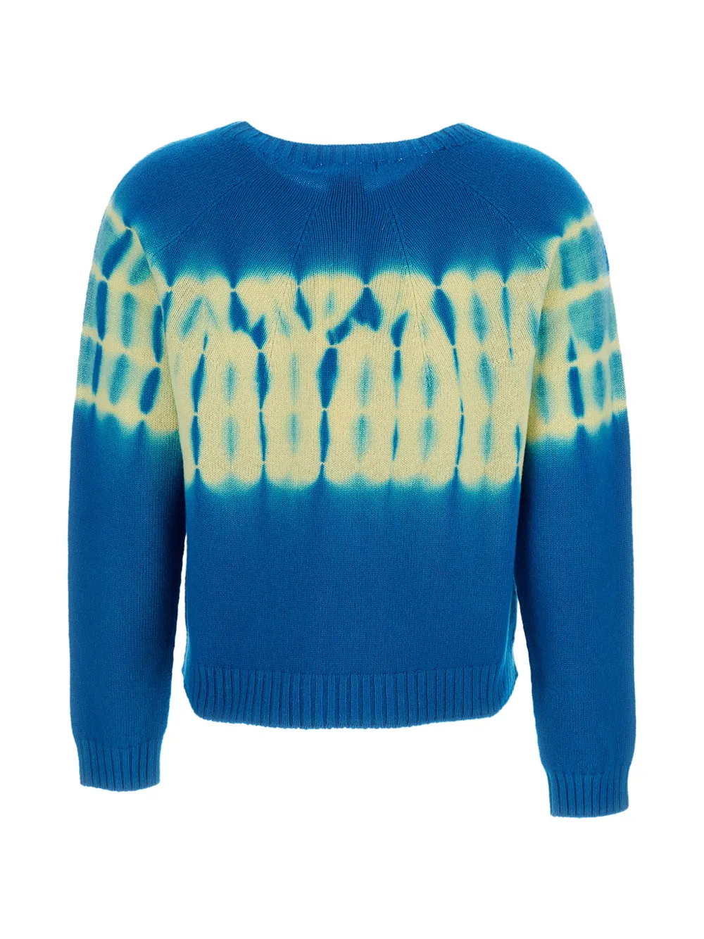  Suzusan Tie-dye Cropped Sweater - Blue 