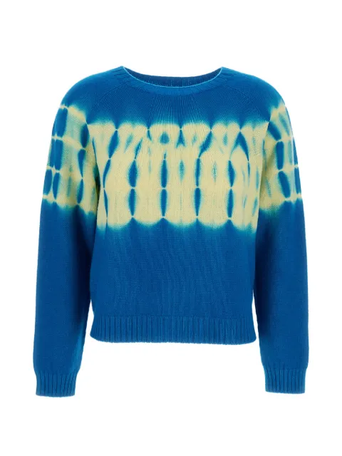 Suzusan tie-dye cropped sweater 