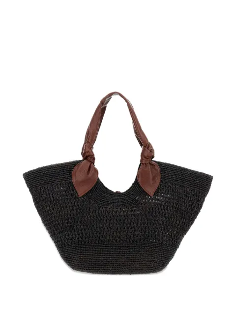 Hereu straw tote bag