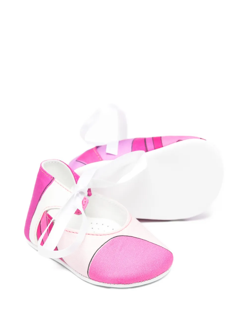 PUCCI Junior Babyschoentjes met lint Roze