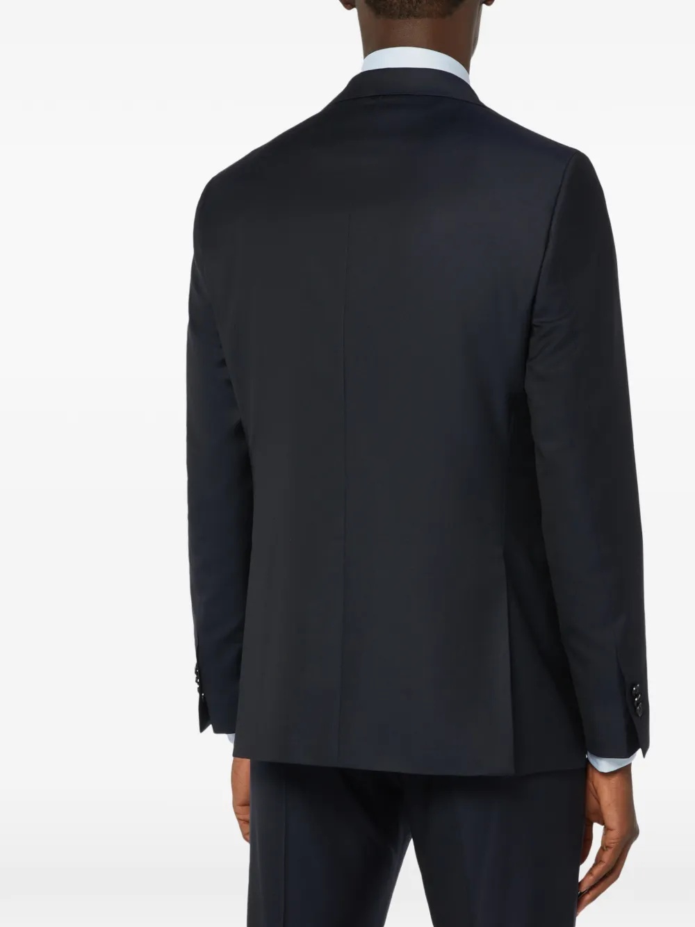 Boggi Milano Blazer met enkele rij knopen Blauw