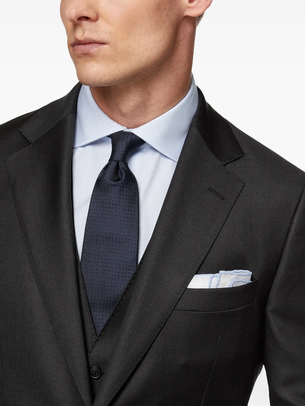 Boggi Milano Blazer met enkele rij knopen Grijs